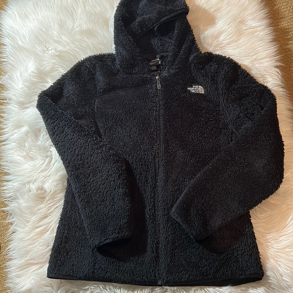 North Face Black Zip up size M